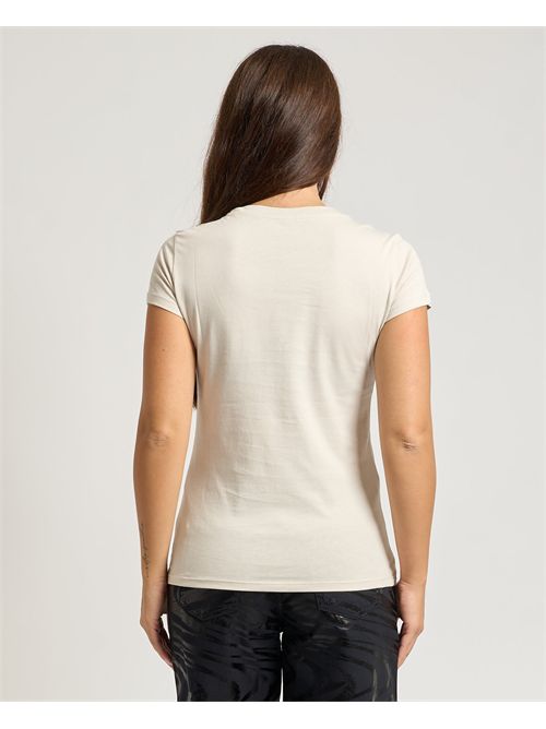 AX women's T-shirt with rhinestone logo ARMANI EXCHANGE | XW001351-AF17172U1094